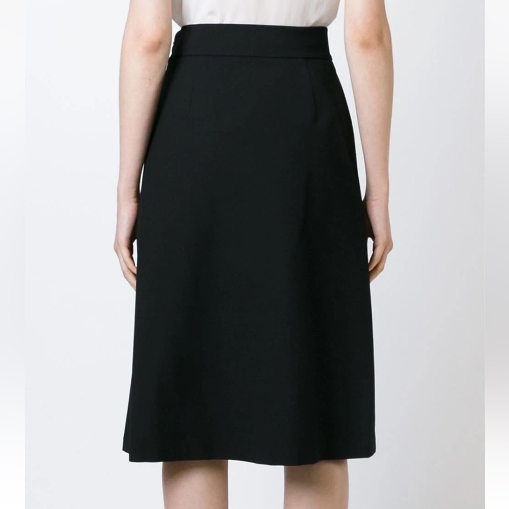Diane von Furstenberg Skirt Womens 8 Black Office Minimalist Staple Feminine - Picture 3 of 7